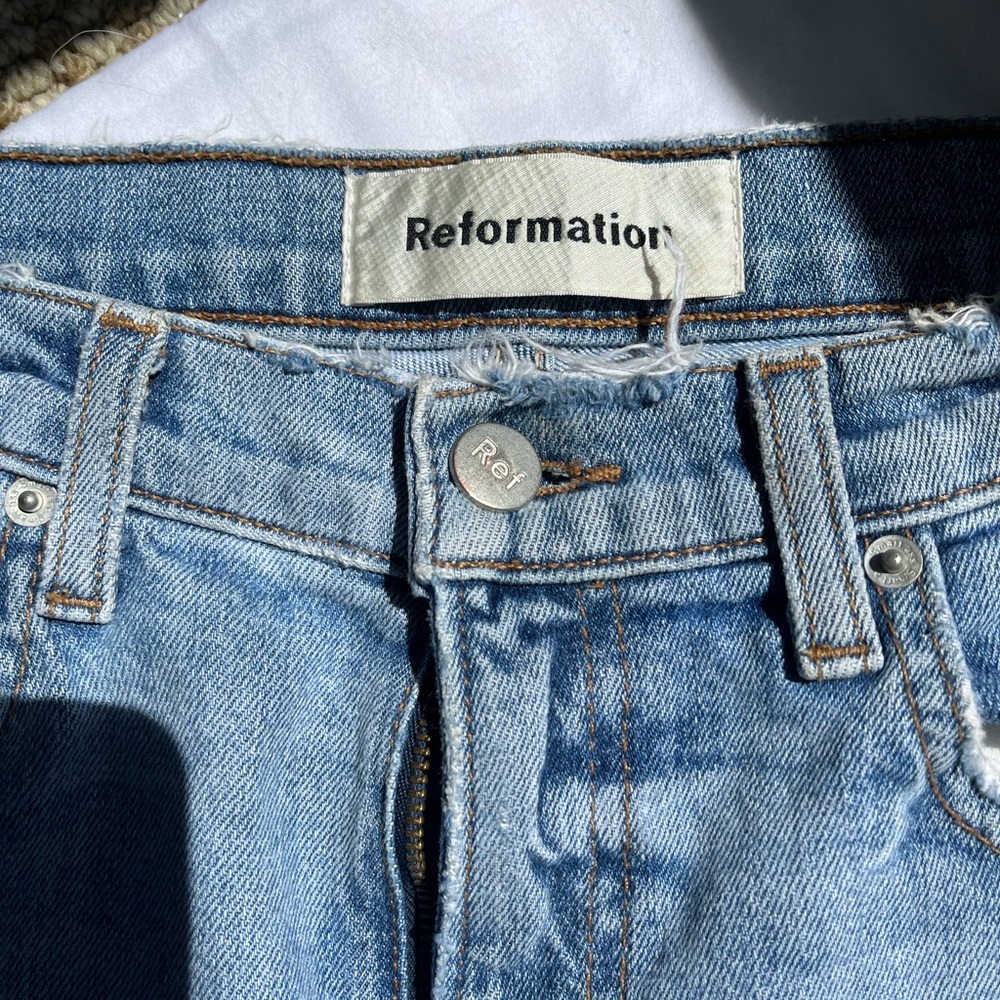 Reformation Liza high straight jean